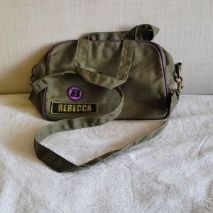Army Green "Rebecca" Crossbody Bag